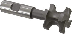 Value Collection - 3/8" Radius, 3/4" Circle Diam, 1-1/2" Cutter Diam, 1-1/2" Cutting Width, Shank Connection, Concave Radius Cutter - 3/4" Shank Diam, 4-3/16" OAL, High Speed Steel, Uncoated, 4 Teeth, Weldon Flat - Makers Industrial Supply