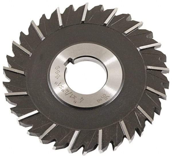 Keo - 6" Blade Diam x 1/8" Blade Thickness, 1-1/4" Hole, 40 Teeth, High Speed Steel Side Chip Saw - Staggered Tooth, Arbor Connection, Right Hand Cut, Uncoated - Makers Industrial Supply