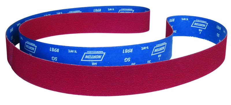 2 x 132" - 36 Grit - Ceramic Alumina Belt - Makers Industrial Supply