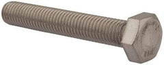 Value Collection - M12x1.75mm Metric Coarse, 75mm Length Under Head Hex Head Cap Screw - Fully Threaded, Grade 316 & Austenitic A4 Stainless Steel, Uncoated, 19mm Hex - Makers Industrial Supply