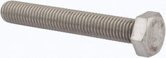 Value Collection - M12x1.75mm Metric Coarse, 80mm Length Under Head Hex Head Cap Screw - Fully Threaded, Grade 316 & Austenitic A4 Stainless Steel, Uncoated, 19mm Hex - Makers Industrial Supply