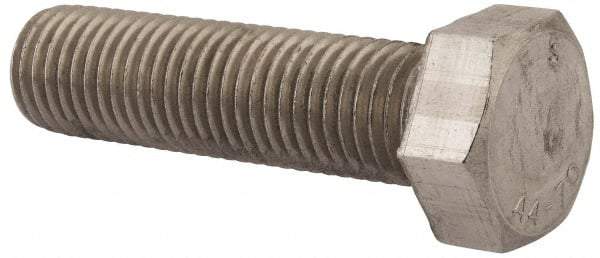 Value Collection - M24x3.00mm Metric Coarse, 90mm Length Under Head Hex Head Cap Screw - Fully Threaded, Grade 316 & Austenitic A4 Stainless Steel, Uncoated, 36mm Hex - Makers Industrial Supply