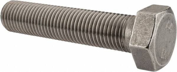 Value Collection - M30x3.50mm Metric Coarse, 140mm Length Under Head Hex Head Cap Screw - Fully Threaded, Grade 316 & Austenitic A4 Stainless Steel, Uncoated, 46mm Hex - Makers Industrial Supply