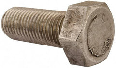 Value Collection - M36x4.00mm Metric Coarse, 90mm Length Under Head Hex Head Cap Screw - Fully Threaded, Grade 316 & Austenitic A4 Stainless Steel, Uncoated, 55mm Hex - Makers Industrial Supply