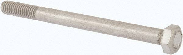 Value Collection - M8x1.25mm Metric Coarse, 100mm Length Under Head Hex Head Cap Screw - Partially Threaded, Grade 316 & Austenitic A4 Stainless Steel, Uncoated, 13mm Hex - Makers Industrial Supply