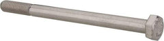 Value Collection - M8x1.25mm Metric Coarse, 110mm Length Under Head Hex Head Cap Screw - Partially Threaded, Grade 316 & Austenitic A4 Stainless Steel, Uncoated, 13mm Hex - Makers Industrial Supply