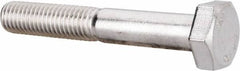 Value Collection - M10x1.50mm Metric Coarse, 65mm Length Under Head Hex Head Cap Screw - Partially Threaded, Grade 316 & Austenitic A4 Stainless Steel, Uncoated, 17mm Hex - Makers Industrial Supply