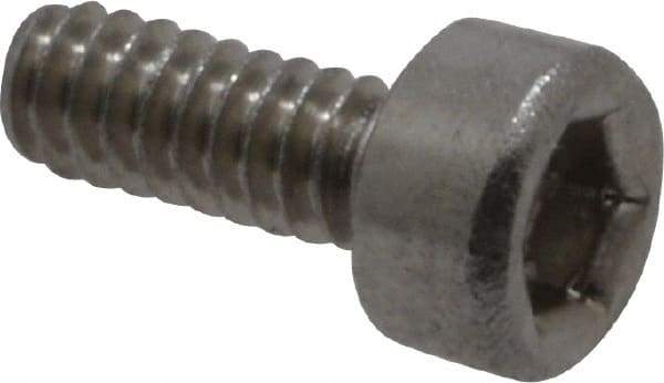 Value Collection - M1.6x0.35 Metric Coarse Hex Socket Drive, Socket Cap Screw - Grade 18-8 & Austenitic A2 Stainless Steel, Uncoated, Fully Threaded, 4mm Length Under Head - Makers Industrial Supply