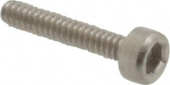 Value Collection - M1.6x0.35 Metric Coarse Hex Socket Drive, Socket Cap Screw - Grade 18-8 & Austenitic A2 Stainless Steel, Uncoated, Fully Threaded, 8mm Length Under Head - Makers Industrial Supply