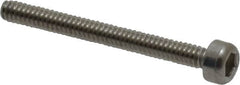 Value Collection - M1.6x0.35 Metric Coarse Hex Socket Drive, Socket Cap Screw - Grade 18-8 & Austenitic A2 Stainless Steel, Uncoated, Partially Threaded, 16mm Length Under Head - Makers Industrial Supply