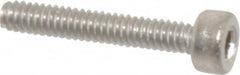 Value Collection - M2x0.40 Metric Coarse Hex Socket Drive, Socket Cap Screw - Grade 18-8 & Austenitic A2 Stainless Steel, Uncoated, Fully Threaded, 12mm Length Under Head - Makers Industrial Supply