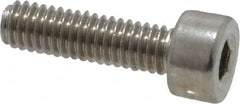 Value Collection - M4x0.70 Metric Coarse Hex Socket Drive, Socket Cap Screw - Grade 18-8 & Austenitic A2 Stainless Steel, Uncoated, Fully Threaded, 14mm Length Under Head - Makers Industrial Supply