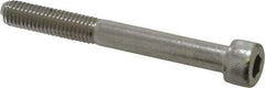 Value Collection - M8x1.25 Metric Coarse Hex Socket Drive, Socket Cap Screw - Grade 18-8 & Austenitic A2 Stainless Steel, Uncoated, Partially Threaded, 70mm Length Under Head - Makers Industrial Supply