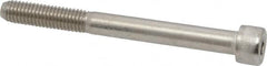 Value Collection - M8x1.25 Metric Coarse Hex Socket Drive, Socket Cap Screw - Grade 18-8 & Austenitic A2 Stainless Steel, Uncoated, Partially Threaded, 80mm Length Under Head - Makers Industrial Supply