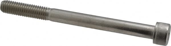 Value Collection - M8x1.25 Metric Coarse Hex Socket Drive, Socket Cap Screw - Grade 18-8 & Austenitic A2 Stainless Steel, Uncoated, Partially Threaded, 90mm Length Under Head - Makers Industrial Supply