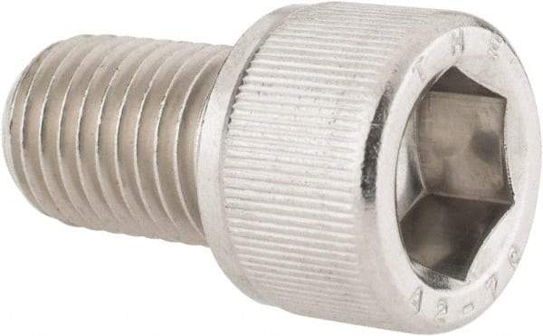 Value Collection - M16x2.00 Metric Coarse Hex Socket Drive, Socket Cap Screw - Grade 18-8 & Austenitic A2 Stainless Steel, Uncoated, Fully Threaded, 25mm Length Under Head - Makers Industrial Supply