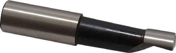 Made in USA - 9/16" Min Bore Diam, 1-11/16" Max Bore Depth, 5/8 Shank Diam, Boring Bar - Right Hand Cut, Cobalt, Bright Finish - Exact Industrial Supply