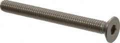 Value Collection - M4x0.70 Metric Coarse Hex Socket Drive, 90° Flat Screw - Grade 18-8 & Austenitic A2 Stainless Steel, Partially Threaded, 40mm OAL - Makers Industrial Supply