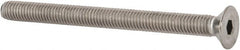 Value Collection - M5x0.80 Metric Coarse Hex Socket Drive, 90° Flat Screw - Grade 18-8 & Austenitic A2 Stainless Steel, Partially Threaded, 60mm OAL - Makers Industrial Supply