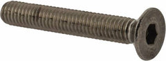 Value Collection - M6x1.00 Metric Coarse Hex Socket Drive, 90° Flat Screw - Grade 18-8 & Austenitic A2 Stainless Steel, Partially Threaded, 40mm OAL - Makers Industrial Supply