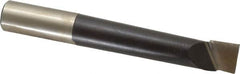 Made in USA - 3/4" Min Bore Diam, 3-3/4" Max Bore Depth, 3/4 Shank Diam, Boring Bar - Right Hand Cut, Cobalt, Bright Finish - Exact Industrial Supply