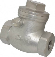 Sharpe Valves - 1/4" Stainless Steel Check Valve - FNPT x FNPT, 200 WOG - Makers Industrial Supply