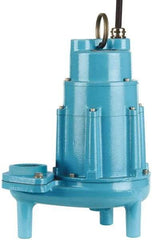 Little Giant Pumps - 2 hp, 16.4 Amp Rating, 230 Volts, Nonautomatic Operation, Effluent Pump - 1 Phase, Cast Iron Housing - Makers Industrial Supply