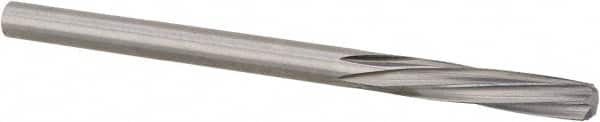 Magafor - 3.5103mm Solid Carbide 6 Flute Chucking Reamer - Spiral Flute, 0.1382" Straight Shank, 19/32" Flute Length, 2-1/4" OAL - Makers Industrial Supply