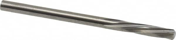 Magafor - 3.5408mm Solid Carbide 6 Flute Chucking Reamer - Spiral Flute, 0.1394" Straight Shank, 19/32" Flute Length, 2-1/4" OAL - Makers Industrial Supply