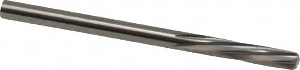 Magafor - #28 Solid Carbide 6 Flute Chucking Reamer - Spiral Flute, 9/64" Straight Shank, 19/32" Flute Length, 2-1/4" OAL - Makers Industrial Supply