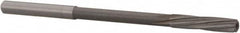 Magafor - #24 Solid Carbide 6 Flute Chucking Reamer - Spiral Flute, 0.158" Straight Shank, 3/4" Flute Length, 2-61/64" OAL - Makers Industrial Supply