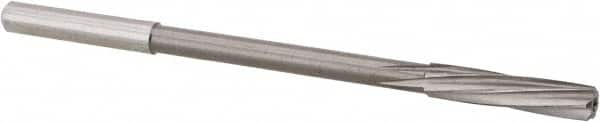 Chucking Reamer: 0.161″ Dia, 2-61/64″ OAL, 3/4″ Flute Length, Straight Shank, Solid Carbide 6 Flute, RH