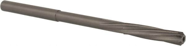 Magafor - #16 Solid Carbide 6 Flute Chucking Reamer - Spiral Flute, 0.177" Straight Shank, 53/64" Flute Length, 3-5/32" OAL - Makers Industrial Supply