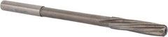 Magafor - 5.63mm Solid Carbide 6 Flute Chucking Reamer - Spiral Flute, 0.216" Straight Shank, 1-1/32" Flute Length, 3-21/32" OAL - Makers Industrial Supply