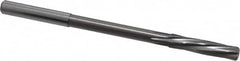 Magafor - 6.01mm Solid Carbide 6 Flute Chucking Reamer - Spiral Flute, 0.236" Straight Shank, 1-7/64" Flute Length, 3-31/32" OAL - Makers Industrial Supply