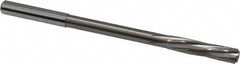 Magafor - 6.21mm Solid Carbide 6 Flute Chucking Reamer - Spiral Flute, 0.236" Straight Shank, 1-7/64" Flute Length, 3-31/32" OAL - Makers Industrial Supply