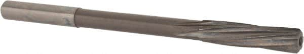 Magafor - 7.51mm Solid Carbide 6 Flute Chucking Reamer - Spiral Flute, 0.276" Straight Shank, 1-7/32" Flute Length, 4-9/32" OAL - Makers Industrial Supply