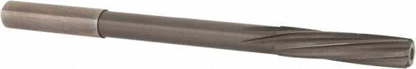 Chucking Reamer: 0.3035″ Dia, 4-5/8″ OAL, 1-19/64″ Flute Length, Straight Shank, Solid Carbide 6 Flute, RH