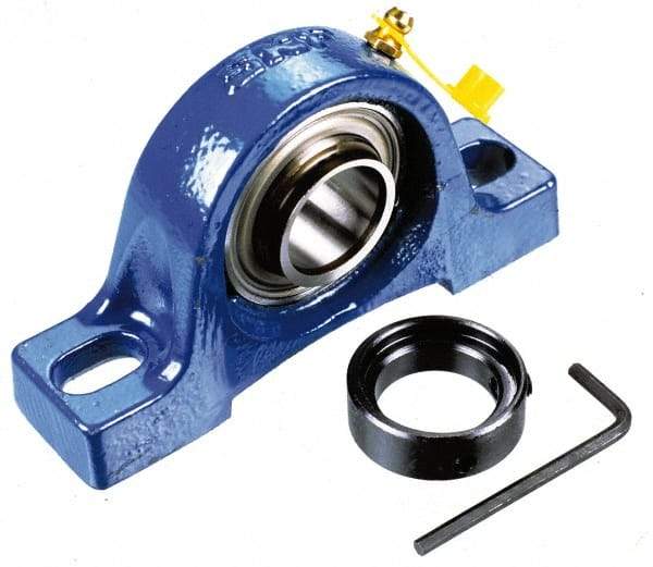 SKF - 1/2" ID, Ball Bearing Pillow Block - 1/2 Inch Shaft, - Makers Industrial Supply