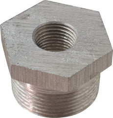 Latrobe Foundry - 1-1/4 x 1/2" Aluminum Pipe Hex Bushing - 150 psi, M x F End Connection, Grade 356-F - Makers Industrial Supply