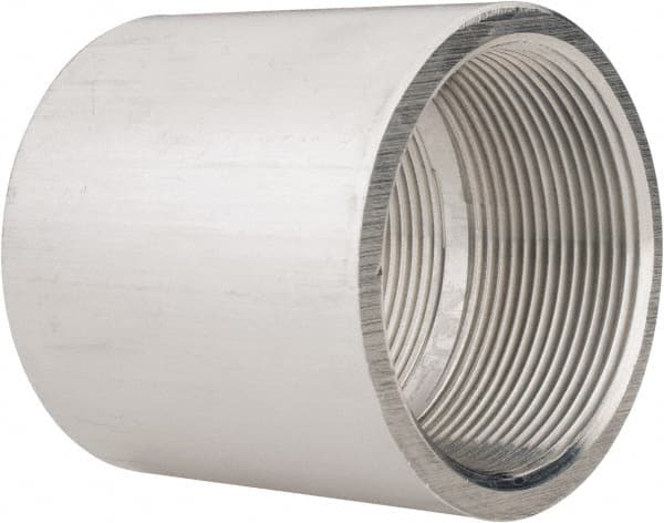 2″ Aluminum Pipe Coupling 150 psi, F End Connection, Grade 6061-T6