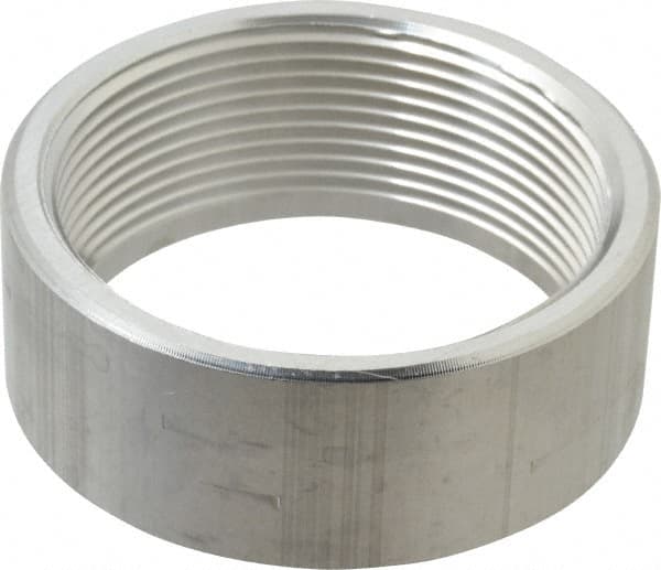 Latrobe Foundry - 3" Aluminum Pipe Half Coupling - 150 psi, F End Connection, Grade 6061-T6 - Makers Industrial Supply