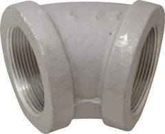 Latrobe Foundry - 2" Aluminum Pipe 45° Elbow - 150 psi, F End Connection, Grade 356-F - Makers Industrial Supply