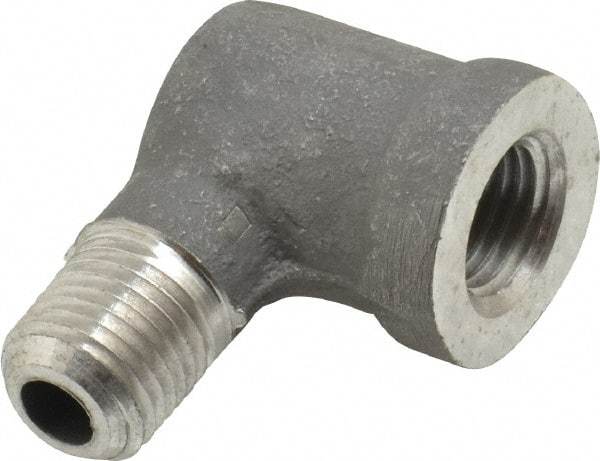 Latrobe Foundry - 1-1/4" Aluminum Pipe 90° Street Elbow - 150 psi, M x F End Connection, Grade 356-F - Makers Industrial Supply