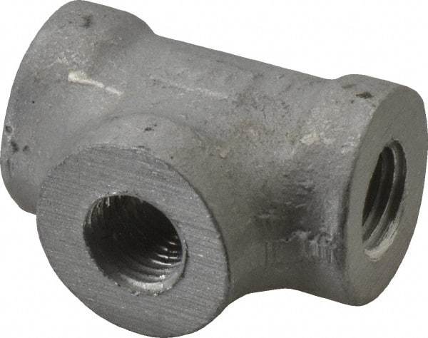 Latrobe Foundry - 1/4" Aluminum Pipe Tee - 150 psi, F End Connection, Grade 356-F - Makers Industrial Supply