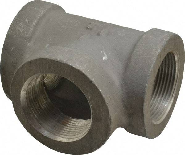 Latrobe Foundry - 1-1/2" Aluminum Pipe Tee - 150 psi, F End Connection, Grade 356-F - Makers Industrial Supply