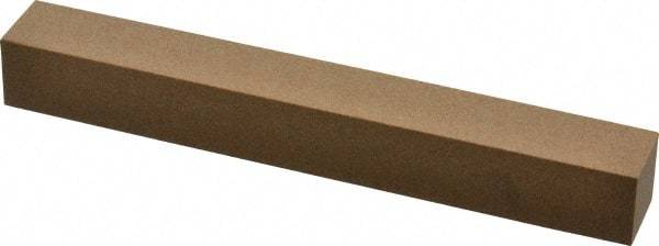 Made in USA - 6" Long x 3/4" Wide x 3/4" Thick, Aluminum Oxide Sharpening Stone - Square, Medium Grade - Makers Industrial Supply