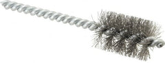 Schaefer Brush - 5/8 Inch Inside Diameter, 13/16 Inch Actual Brush Diameter, Carbon Steel, Power Fitting and Cleaning Brush - 3/16 Shank Diameter, 3-5/8 Inch Long, Twisted Wire Stem, 3/4 Inch Refrigeration Outside Diameter - Makers Industrial Supply