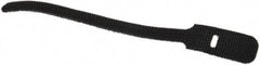 SpeedTech - 6" Long Black Nylon & Polyethylene Hook & Loop Strap - 40 Lb Tensile Strength - Makers Industrial Supply