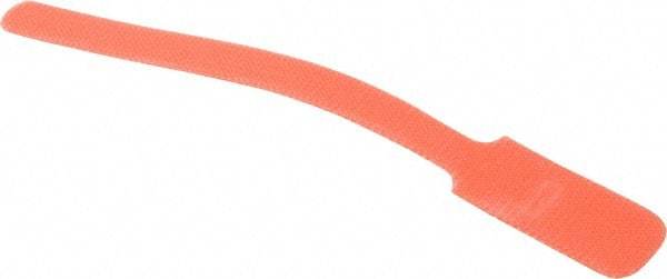 SpeedTech - 6" Long Orange Nylon & Polyethylene Hook & Loop Strap - 40 Lb Tensile Strength - Makers Industrial Supply